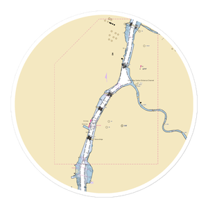 City Deck Marina (Green Bay, WI) NOAA Chart Sticker