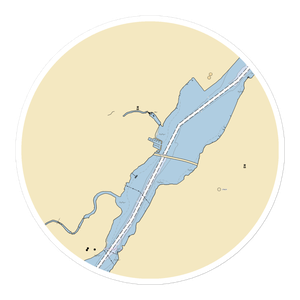 Riverway Marina (Green Bay, WI) NOAA Chart Sticker