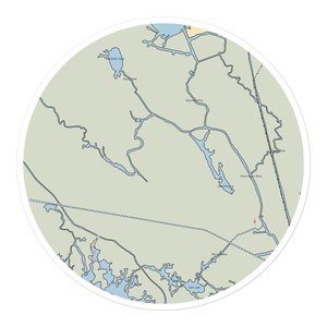 Pointe-Aux-Chene Marina (Thibodaux, LA) NOAA Chart Sticker