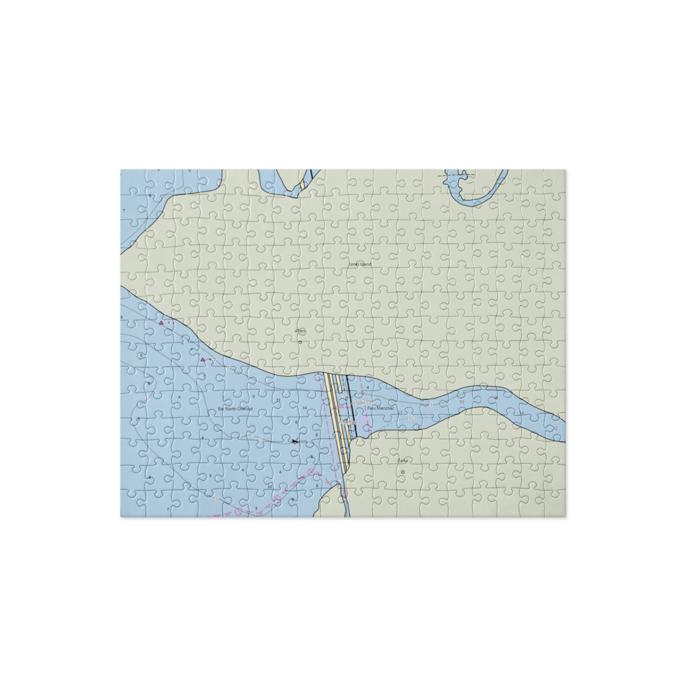 Middendorf's Seafood Restaurant (Ponchatoula, LA) NOAA Chart Jigsaw Puzzle 