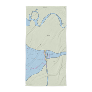 Sun Buns Bar and Grill (Ponchatoula, LA) NOAA Chart Towel