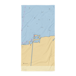 New Orleans Municipal Yacht Harbor (New Orleans, LA) NOAA Chart Towel