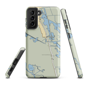 Tidewater Dock (Golden Meadow, LA) NOAA Chart Samsung Phone Case