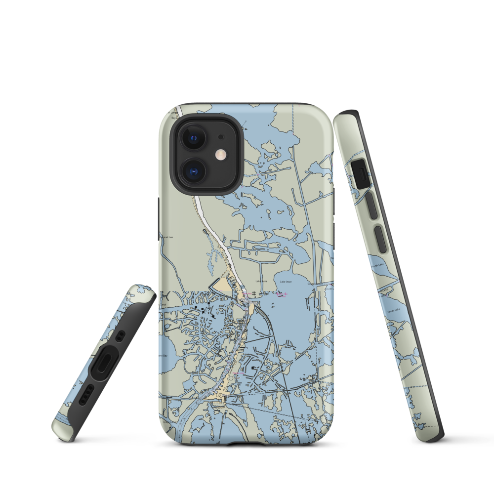 Griffin's Marina (Golden Meadow, LA) NOAA Chart  Tough iPhone Case iPhone 12 mini model shown