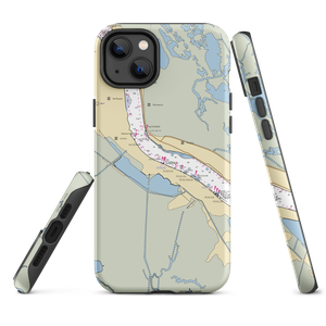 Myrtle Grove Marina (Davant, LA) NOAA Chart  Tough iPhone Case