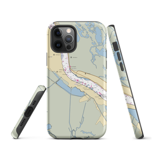 Myrtle Grove Marina (Davant, LA) NOAA Chart  Tough iPhone Case