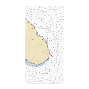 Avalon Harbor Marine (San Pedro, CA) NOAA Chart Towel