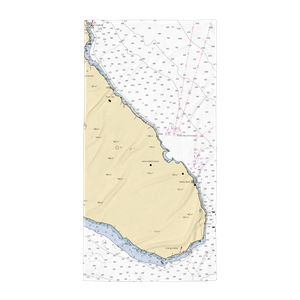 City of Avalon Harbor Department (San Pedro, CA) NOAA Chart Towel