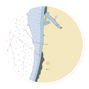 Marina Dunes RV Park (Marina, CA) NOAA Chart Sticker