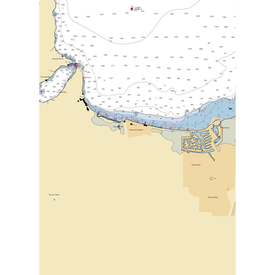 Camp Richardson Marina (South Lake Tahoe, CA) NOAA Chart  Gaming Mouse Pad