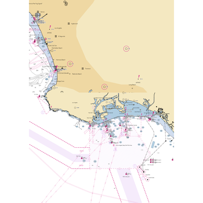 Leeward Bay Marina (Wilmington, CA) NOAA Chart  Gaming Mouse Pad