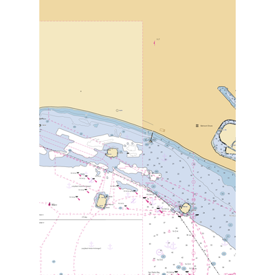 Belmont Mooring Company (Long Beach, CA) NOAA Chart  Gaming Mouse Pad