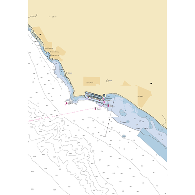 Dana West Yacht Club (Dana Point, CA) NOAA Chart  Gaming Mouse Pad