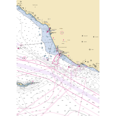 Channel Islands Harbor Master (Port Hueneme Cbc Base, CA) NOAA Chart  Gaming Mouse Pad