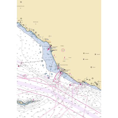 Channel Islands Harbor Fuel Dock (Port Hueneme Cbc Base, CA) NOAA Chart  Gaming Mouse Pad