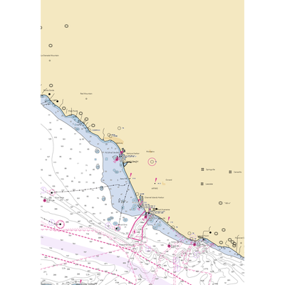 Ventura Harbor Boatyard (Ventura, CA) NOAA Chart  Gaming Mouse Pad