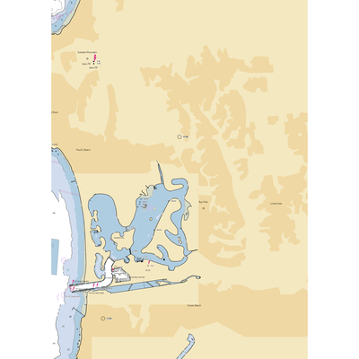 Campland on the Bay Marina (San Diego, CA) NOAA Chart  Gaming Mouse Pad