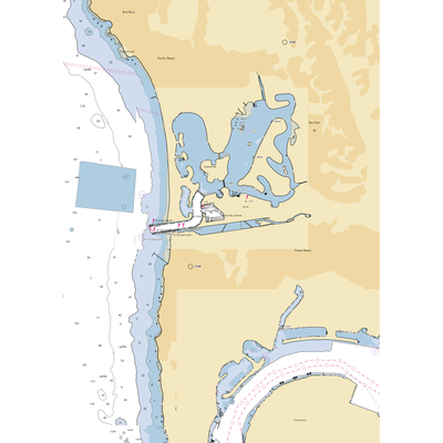 Dana Landing Fuel Dock (San Diego, CA) NOAA Chart  Gaming Mouse Pad