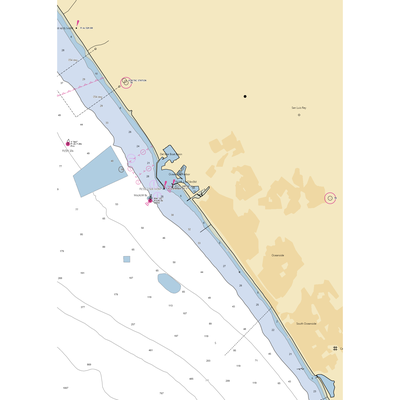 Oceanside Harbor Marina (Carlsbad, CA) NOAA Chart  Gaming Mouse Pad