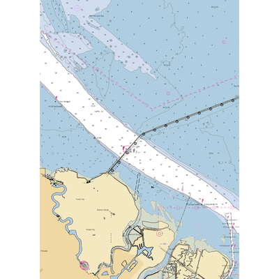 Coyote Point Marina (San Mateo, CA) NOAA Chart  Gaming Mouse Pad