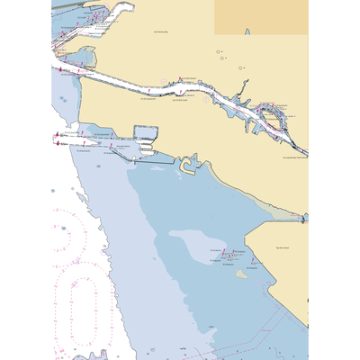 Safe Harbor Ballena Isle (Alameda, CA) NOAA Chart  Gaming Mouse Pad