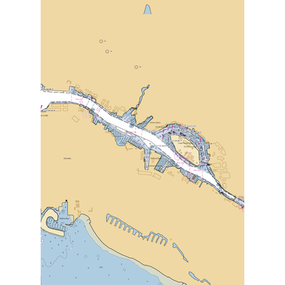 Fortman Marina (Alameda, CA) NOAA Chart  Gaming Mouse Pad