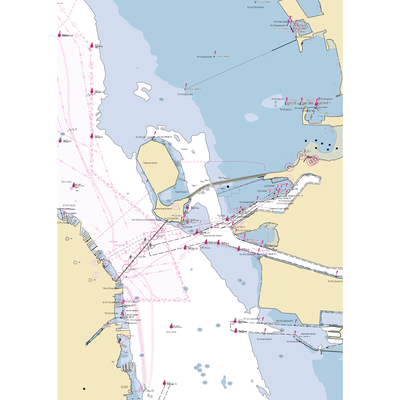 Treasure Isle Marina (San Francisco, CA) NOAA Chart  Gaming Mouse Pad