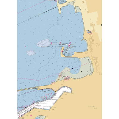 Safe Harbor Emeryville (Emeryville, CA) NOAA Chart  Gaming Mouse Pad