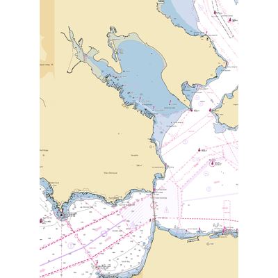 Sausalito Yacht Club (Sausalito, CA) NOAA Chart  Gaming Mouse Pad