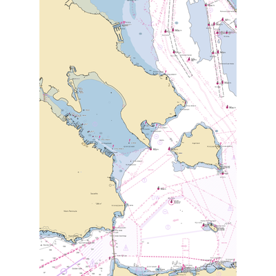 Corinthian Yacht Club of San Francisco (San Francisco, CA) NOAA Chart  Gaming Mouse Pad