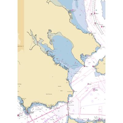 Marina Plaza Harbor (Sausalito, CA) NOAA Chart  Gaming Mouse Pad