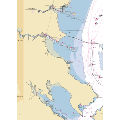 Paradise Cay Harbor (San Quentin, CA) NOAA Chart  Gaming Mouse Pad