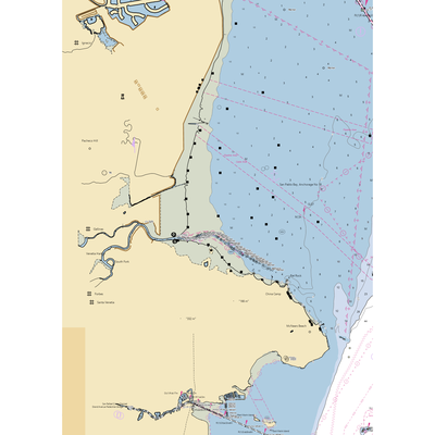 Buck's Launching (Novato, CA) NOAA Chart  Gaming Mouse Pad