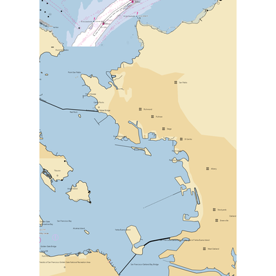 Channel Marina (Richmond, CA) NOAA Chart  Gaming Mouse Pad