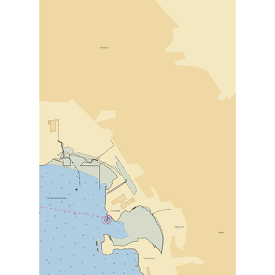 Marina Bay Yacht Harbor (Richmond, CA) NOAA Chart  Gaming Mouse Pad