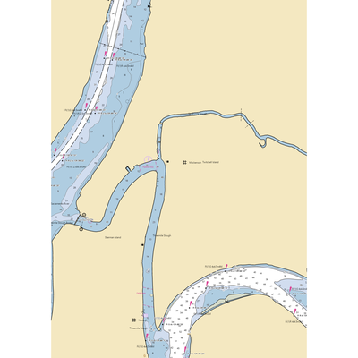 Outrigger Marina (Bethel Island, CA) NOAA Chart  Gaming Mouse Pad