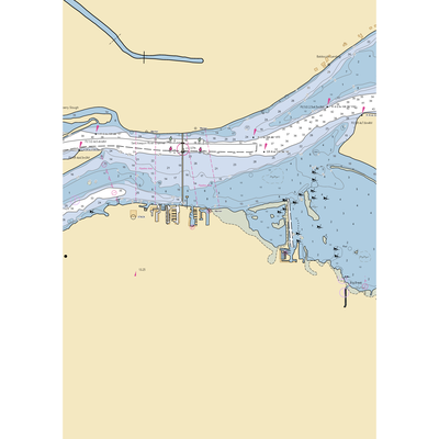 Driftwood Marina (Oakley, CA) NOAA Chart  Gaming Mouse Pad