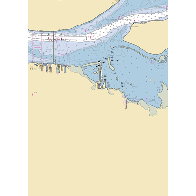 Big Break Marina (Oakley, CA) NOAA Chart  Gaming Mouse Pad