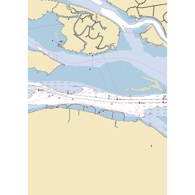 Military Ocean Terminal Concord (Benicia, CA) NOAA Chart  Gaming Mouse Pad