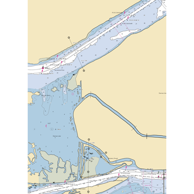 Sherman Lake Resort Marina (Birds Landing, CA) NOAA Chart  Gaming Mouse Pad