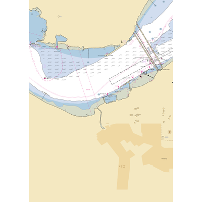 Martinez Marina (Martinez, CA) NOAA Chart  Gaming Mouse Pad