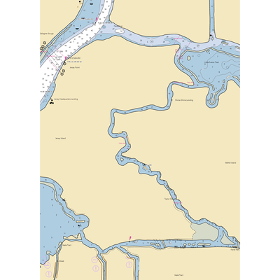 New Life Marina (Bethel Island, CA) NOAA Chart  Gaming Mouse Pad