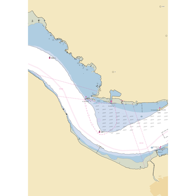 Benicia Yacht Club (Port Costa, CA) NOAA Chart  Gaming Mouse Pad