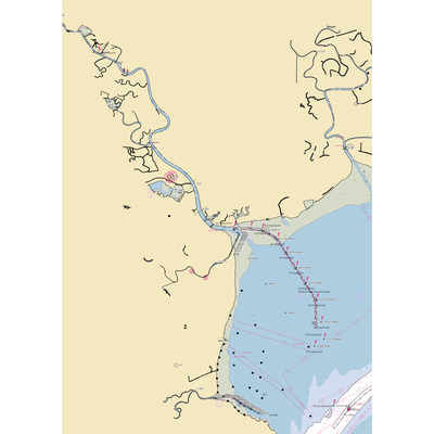 Port of Sonoma Bait Shop and Fuel Dock (Novato, CA) NOAA Chart  Gaming Mouse Pad