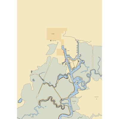 Suisun City Marina (Fairfield, CA) NOAA Chart  Gaming Mouse Pad