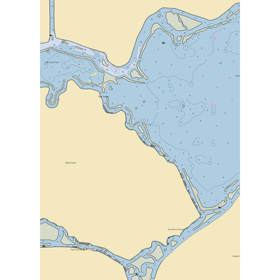 Rusty Porthole Marina (Boyd's Harbor) (Bethel Island, CA) NOAA Chart  Gaming Mouse Pad