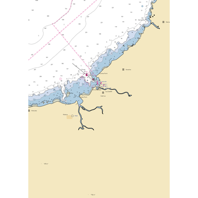 Hale‘iwa Boat Harbor (Kailua, HI) NOAA Chart  Gaming Mouse Pad