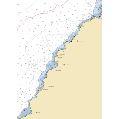 Hawaii Ocean Sports (Waikoloa, HI) NOAA Chart  Gaming Mouse Pad