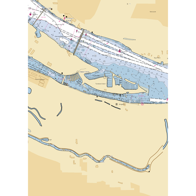 McCuddy's Hayden Island Moorage (Portland, OR) NOAA Chart  Gaming Mouse Pad