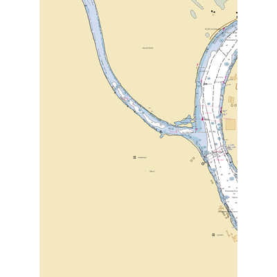 Multnomah Yacht Repair (Portland, OR) NOAA Chart  Gaming Mouse Pad